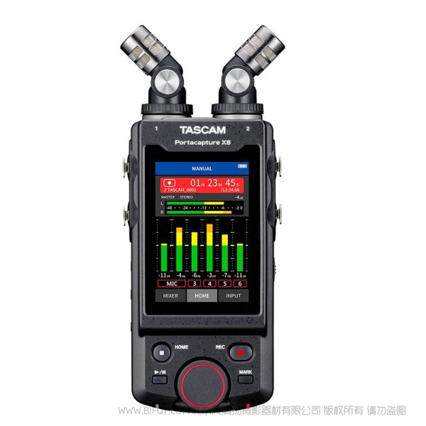 達斯冠 Tascam Portacapture X8 錄音機 1.32固件升級 說明書下載 使用手冊 pdf 免費 操作指南 如何使用 快速上手 