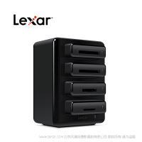 雷克沙(Lexar)workflow讀卡器高速USB3.0專業工作流多合一讀卡器SDTF/CFast 四槽中樞紐+(SD+CF+USB+HUB）  4槽中樞紐+讀卡器 USB3.0組合