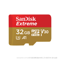 閃迪 SDSQXVF-032G-ZN6MA  32GB TF卡 讀100MB/s寫60MB/s V30 U3 支持4K拍攝 手機(jī)存儲卡