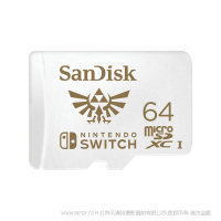 閃迪 microSD卡 Nintendo® 許可的 Nintendo™ Switch™ 專用存儲卡 SanDisk 產品 SDSQXAT-064G-ZNCZN