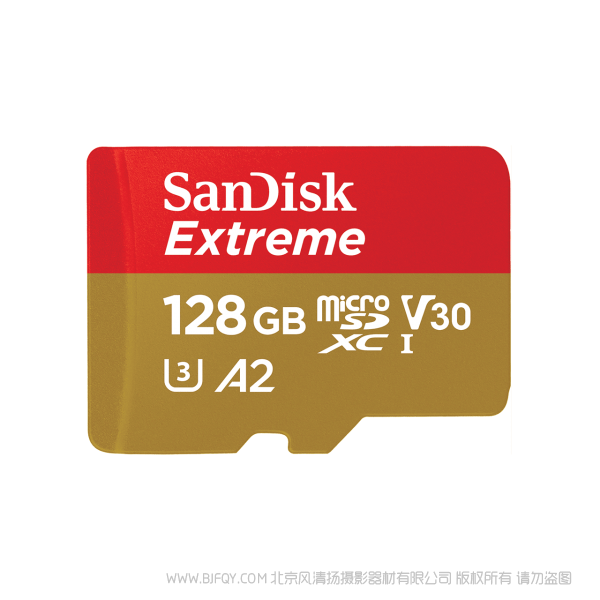 SanDisk閃迪 SDSQXA1-128G-ZN6MA  128G內存卡micro sd卡 相機卡128GB無人機卡TF卡A2高