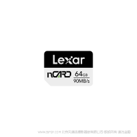 雷克沙 LNCARD064G-BNNNC  Lexar® nCARD 存儲卡 64G  讀90MB/s 寫70MB/s