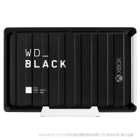 西數(shù) 西部數(shù)據(jù) WDBA5E0120HBK-SESN WD_BLACK D10 Game Drive for Xbox One™ 12T 定制版 3.5英寸 