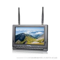 富威德 FEELWORLD FPV733 7" 800x480高亮度1000cd/m²內置電池32頻道自動搜索無線雙接收航拍監視器 