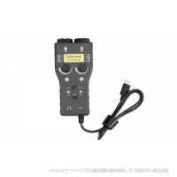 楓笛 Saramonic SmartRig + UC 雙聲道音頻接口 可以連接專業(yè)麥克風(fēng)/吉他 使用USB Type-C設(shè)備創(chuàng)建音樂 