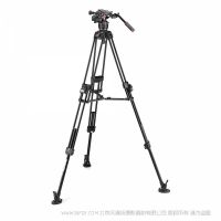 曼富圖 Manfrotto MVK608TWINFA  Nitrotech 608攝像云臺和645快速雙管鋁合金攝像三腳架套裝