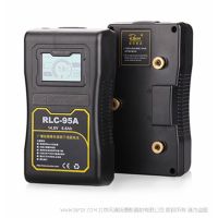 影宸 Rolux RLC-95A 廣播級攝像機鋰離子液晶電池系列 B型口可為多種設備供電 A-Mount電池 含LCD顯示屏