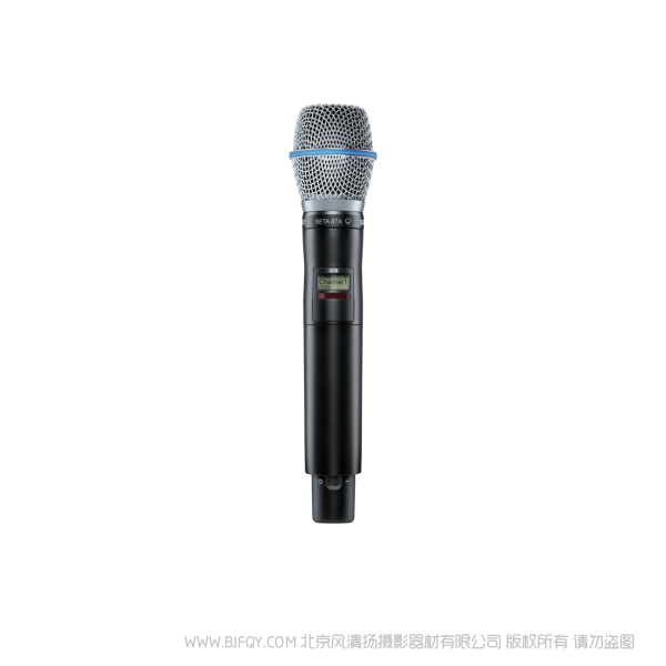 Shure 舒爾 AD2/B87A 手持式無線話筒發射機 音頻質量和射頻性能，外加寬調諧、高密度模式和加密功能