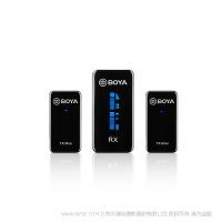 BOYA 博雅 BY-XM6-S2 Mini 2.4GHz迷你雙通道無線麥克風系統 3.5口 TRS 1V2 一拖二 