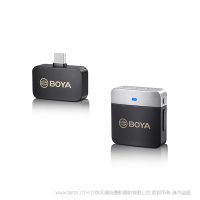 BOYA 博雅 BY-M1V3 2.4GHz雙通道無線麥克風系統 USB-C 一拖一