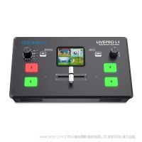 富威德 FEELWORLD LIVEPRO L1 V1 HD 4 通道現(xiàn)場制作視頻切換臺 4 HDMI 輸入 多機位現(xiàn)場制作 USB3.0 流媒體直播 